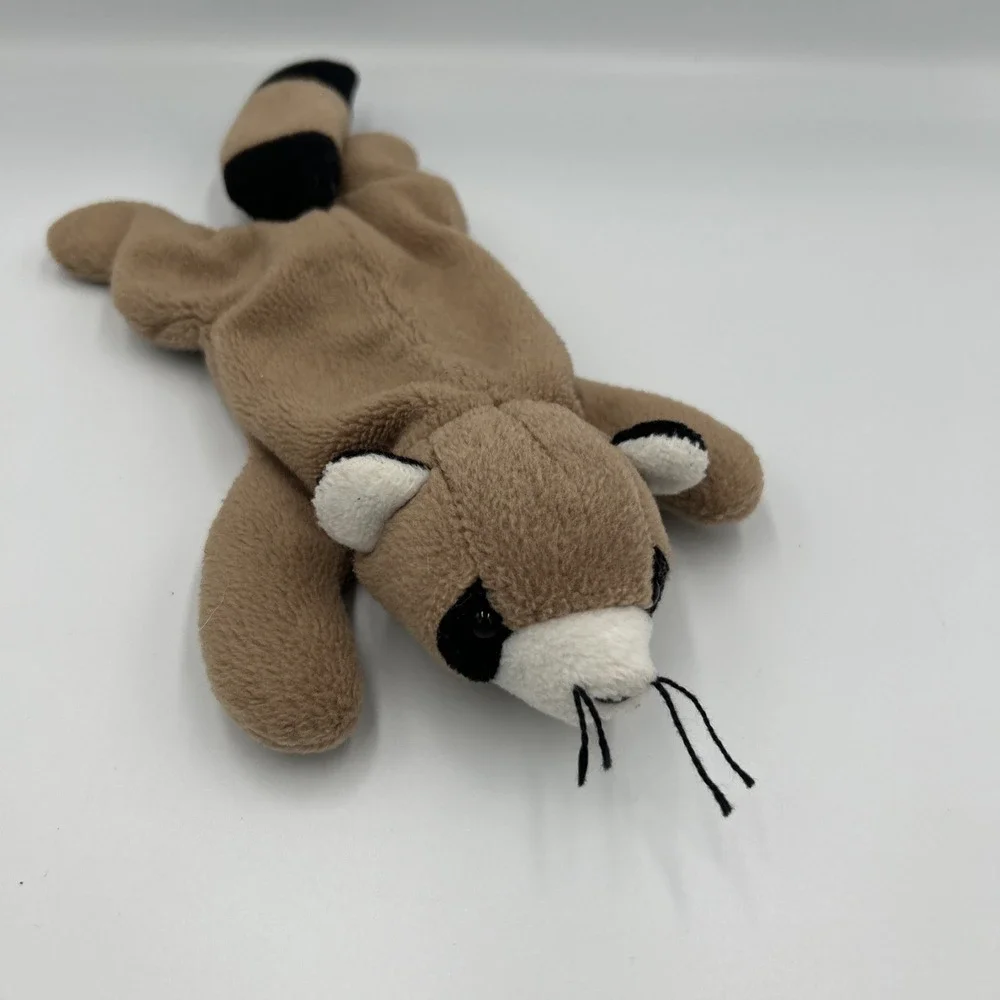 Ty Beanie‎ Babies Ringo The Raccoon 1995 Rare Vintage Retired Black Brown White